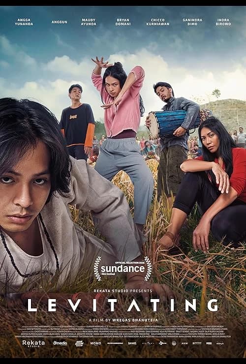 Levitating film posteri