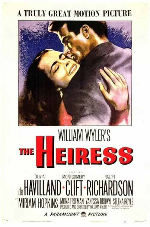 The Heiress film posteri