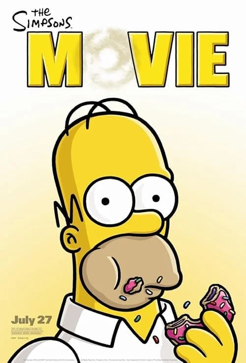 The Simpsons Movie film posteri